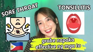 5 EFFECTIVE REMEDIES FOR SORE THROAT and TONSILLITIS  TIPS PHILIPPINES  Xhiia Cardinio [upl. by Winslow530]