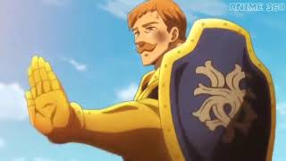 Escanor Vs Estarossa full fight [upl. by Kcirdez]