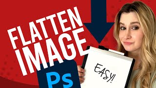 How to flatten an image in Photoshop quick and easy [upl. by Legge]