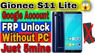 Gionee S11 Lite FRP Bypass Without PC [upl. by Fifine]