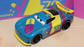 Mattel Disney Cars 3 Richie Gunzit Gasprin 70 NextGen Regular Piston Cup Racer [upl. by Rhodes]