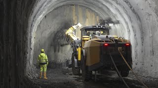 126  NITREX  Variante alla Tremezzina  Tunnel excavation Griante [upl. by Frederiksen]