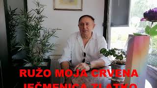 RUŽO MOJA CRVENA JEČMENICA ZLATKO [upl. by Adamik]