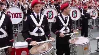 Ohio State University Marching Band Drumline Highlights [upl. by Elleinod]