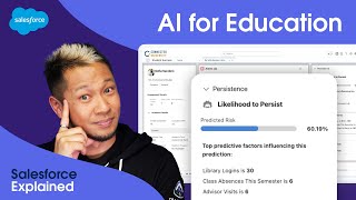 How to Use AI and Education Cloud to Help Struggling Students  Salesforce AI Use Case [upl. by Akeirahs460]