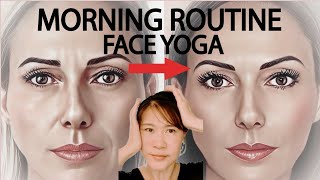 FACE LIFTING YOGA YOU MUST DO IN THE MORNINGS [upl. by Aihsal]