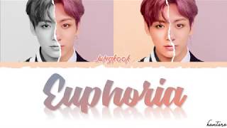 BTS Jungkook Euphoria lyricscolor lyrics [upl. by Inafets]