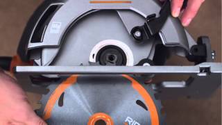 RIDGID HowTo Video For Circular Saws [upl. by Earehc]