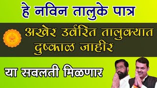 अखेर महाराष्ट्रातील 1021 महसूल मंडळ दुष्काळ म्हणून जाहीर  Dushkal Yadi 2023 Maharashtra [upl. by Ernestine590]