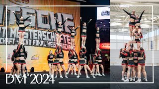 Deutsche Cheerleading Meisterschaft 2024  MCA Senior Black 🖤🇩🇪 [upl. by Aihsyt607]