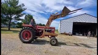 International 656 Hydro Loader Tractor [upl. by Sukramaj]