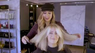 Textured Lob Haircut Tutorial  The Carly Cut [upl. by Nicolette]