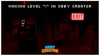 Making Level quotquot in Obby Creator [upl. by Ilrac826]