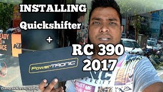 PowertronicQuickshifter  Installation DIY  KTM RC 390 2017 [upl. by Assir]