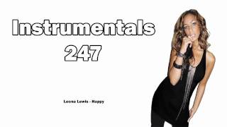 Leona Lewis  Happy Instrumental amp Lyrics [upl. by Ahtiekahs]