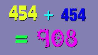 Learn to add up to 1000 with colorful NUMBERS HD [upl. by Retsila]