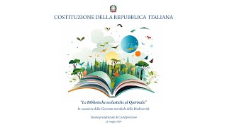 Le Biblioteche scolastiche al Quirinale [upl. by Noned]