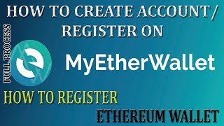 how to create account in my ether wallet in hindi by Tech Help In Hindi  Register Ethereum Wallet [upl. by Howland]