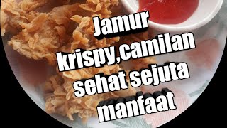 Cara membuat jamur crispy kriuk dan renyah [upl. by Dahc]