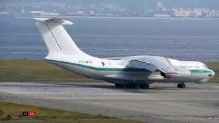 Ilyushin Il76TD 7TWIU take off at Kansai IntlRJBBKIX [upl. by Ainival]