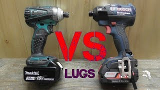 Makita vs Bosch Impact Drivers  Is Bosch Better at Lug Nuts [upl. by Pinchas]