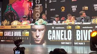 Canelo vs Bivol press conference [upl. by Valle]