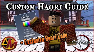 Custom Haori Guide in Onikami  Roblox  Special Haori ID in Description [upl. by Todd719]