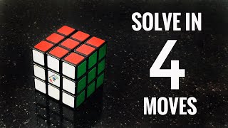 How to Solve a Rubik’s Cube in 4 Moves [upl. by Franek]