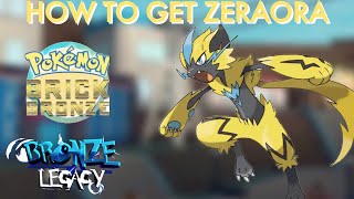 HOW TO GET ZERAORA IN POKÉMON BRICK BRONZE 2024  Bronze Legacy [upl. by Aidnis482]