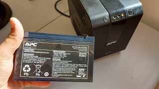 Como trocar a bateria do Backups APC 700 nobreak [upl. by Yedok277]