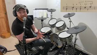 How To Play The Drum Beat From quotTicket To Ridequot by The Beatles  One Minute Drum Lesson 🥁 [upl. by Ttocs]