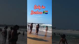 unbelievable Durban beaches  visit 2024 Swim all year round durban africatravels [upl. by Nosreffej]