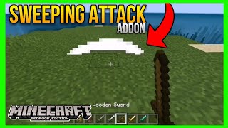 how to sweep attack in bedrock editon simple [upl. by Dunham]