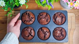 Muffins 2 ingrédients  Gâteaux Sans farine  Pour faire plaisir à toute la famille [upl. by Norrehc500]