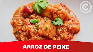 Como fazer Arroz de Peixe  Receitas de Peixe [upl. by Simone431]