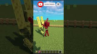 minecraft wither skeleton vs sponge golem  minecraft tfsgamingarmy gaming ytshorts [upl. by Corena9]