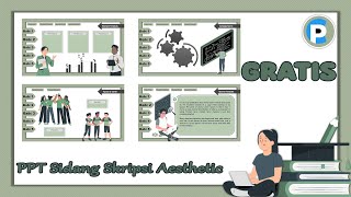 PPT Presentasi Sidang Skripsi Aesthetic Gratis I Template Gratis Powerpoint Part 23 [upl. by Yedsnil]