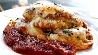 Best Eggplant Chicken Parmesan I Easy Recipe [upl. by Ikila3]