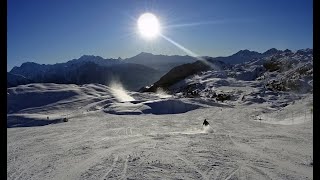 Skiing at Aletsch Arena  Bettmeralp CH Winter 20212022 [upl. by Leeke613]