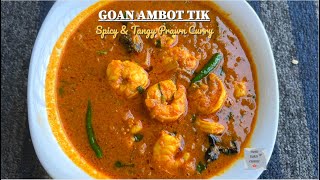 Goan Ambot Tik Recipe  Goan Prawn Ambot Tik Goan Fish Curry [upl. by Nolyad]