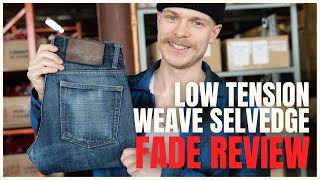 Fade Review  the Vertical Fade Effect On Vintage Low Tension Weave Selvedge [upl. by Yedsnil696]