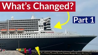 What’s new on Queen Mary 2 Refit update Part 1 [upl. by Sherard]