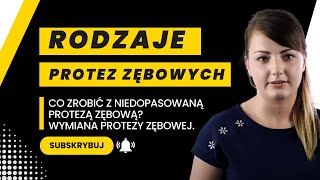 Rodzaje protez zębowych Co zrobić z niedopasowaną protezą zębową Wymiana protezy zębowej [upl. by Yelkreb]