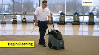 Karcher BRC 3015 C Carpet Extractor [upl. by Deedahs]