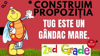 Engleza pentru copii  Clasa II exerciții cu ATHEIS construcția de propoziții simple [upl. by Walliw]