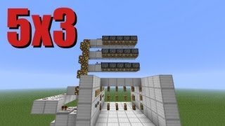 Super porta 5x3 com fence gate  Minecraft Tutorial 25 [upl. by Hoshi584]