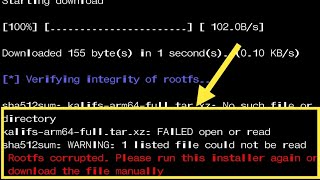 Rootfs corrupted Download the file manually termux Kali nethunter download error termux error [upl. by Gabriella]