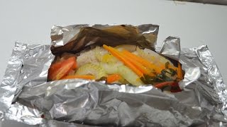 Como cocinar un pescado en papillote [upl. by Audra]