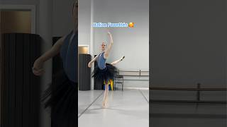 FAV BALLET STEP 🤩😱👀 ballerina balletclass dancer pointe [upl. by Ettenotna]