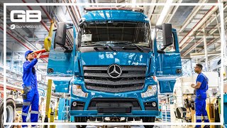 The Mercedes Actros Production Line is a Masterpiece [upl. by Atnuahc]